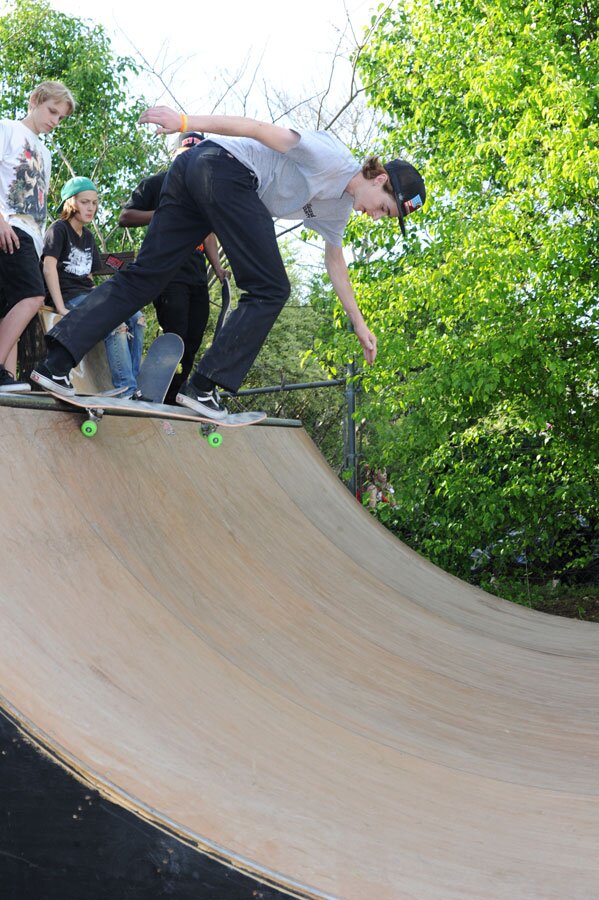 There were some ripping mini-ramp sessions