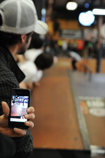 A live webcast with their phone