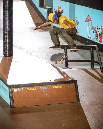 Gabi flicking his way into a front 50. This kid is unstoppable!

<!--schoolsoutjam24-->