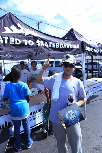 <!--coc2014-->
Aaron Jewett owns Under Cover Skate Shop.