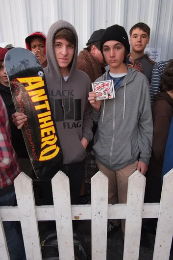 I hid a couple Instagram gems for some overnight line lurkers and these guys came up:  @nickam15 and @bricedelaney<!-- Black Friday at SPoT Presented by Vans 2012 -->