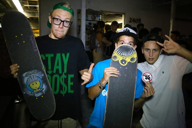 <!-- melbourne2013 -->

We were hyped on this kid's t-shirt. Frank used to own a skate shop, and 