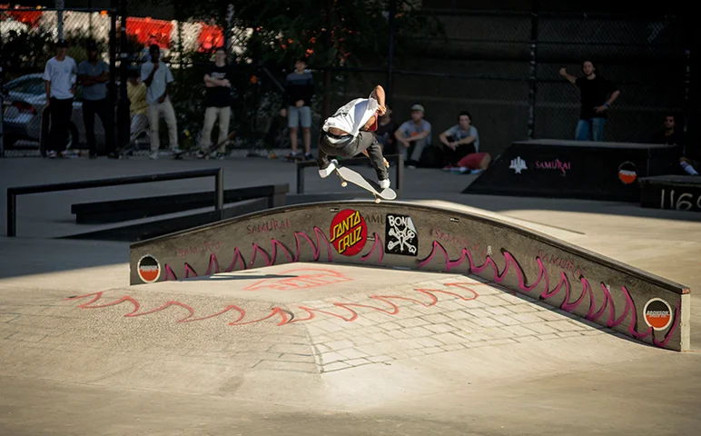 <!--danyc16finals-->

You see a lot of heel clicks on the Laser Flips, but Dashawn Jordan has got that catch.
