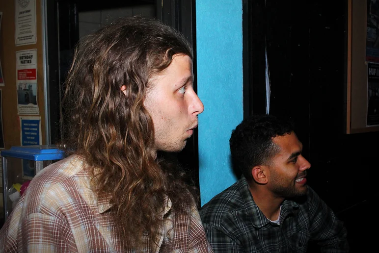 <!--huf001vidpremiere-->
13.After the Best Trick ended and Rio was crowned the champ, we finally sat down to enjoy Huf’s awesome new video project “001”, two days before anyone else in the world! 
