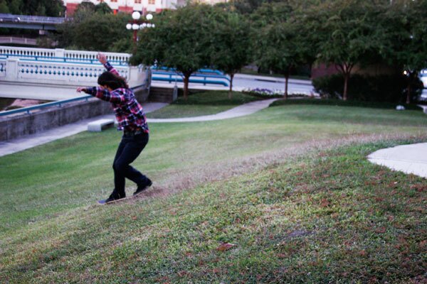 We ended our skate day in downtown Houston by