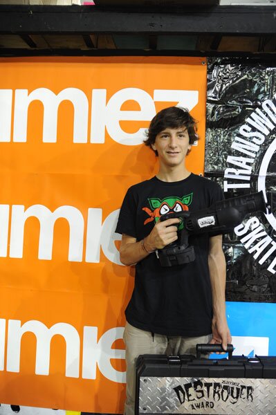 Zumiez Destroyer winner was Jereme Knibbs