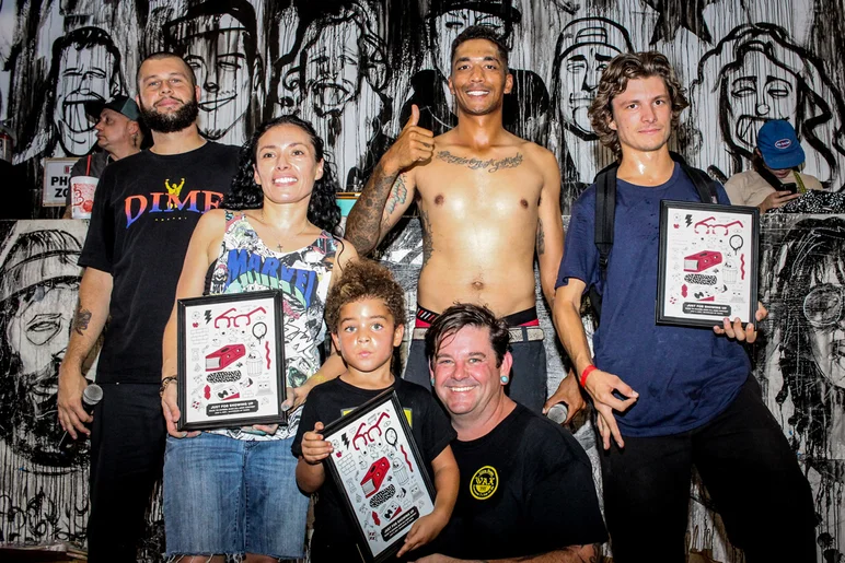 <!--btsb19-->

Just for Showing Up Awards! Thanks to Vivian Fisk from Prodigy Art, Shawn from Ultra Slappy Wax and Evan Tieman from Anchor Skate Supply for making the trip!