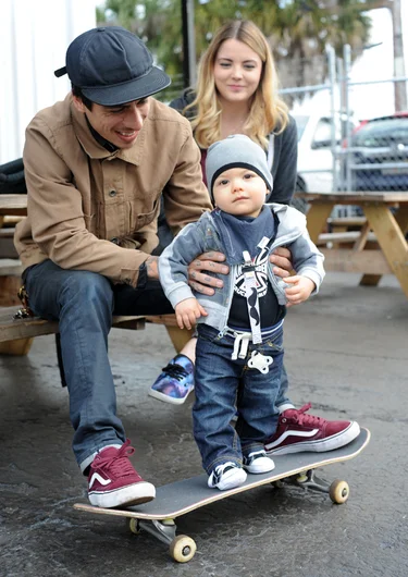 <!--vday16-->

My Saturday morning started off excellent when I showed up for the Valentine’s Day Massacre All Ages Contest sponsored by C1RCA, because one of the first people I saw was Abdias Rivera, longtime SPoT team rider and family member, with his baby boy Levi. If Levi turns out to be half as great of a skateboarder as Abdias is, he’ll still be incredible. Let’s hope he turns out to be as great of a guy Abdias is, too. You done good, Colby.