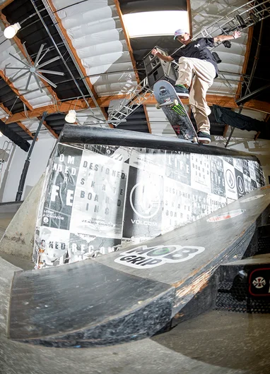 <!--dacm17-p-->

When you come all the way from Osaka, Japan to skate you’re gonna wanna show up and get your licks. Keyaki Ike got more than a few, Switch 180 Five-O.