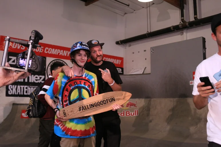 <!-- damnamvolcom14day3 -->

Andy Anderson receives DVS’s All In Good Fun award.