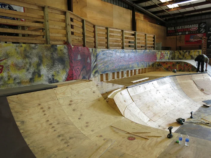 <!--makeover2-->

Looks like they took out the small stairs and extended that Quarterpipe.  