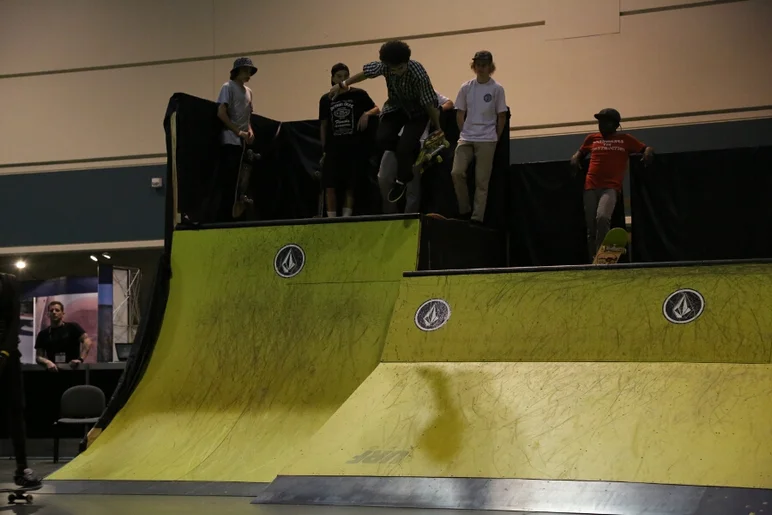 <!-- surfexpoJan2014 -->
Alejandro with another trick I don’t know the name of.