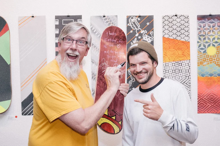 <!--pro19thursnight-->

Professor Schmitt is always down for SPoT and Tampa Pro (and signing autographs).