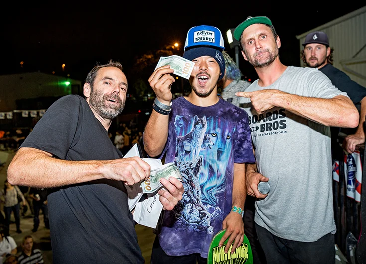 <!--am17-ccj-->

Concrete 100!  The envelope and bills say it all...  Makoto excepts 4th place with much enthusiasm.