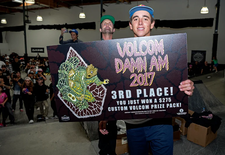 <!--dacm17-finals-->

Last year's Costa Mesa Damn Am winner Alex Midler gonna have to settle for 3rd this time around. Not too shabby, nevertheless.