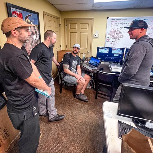 Zoom out to more of the Aux Channel team talking strategy with SPoT bossman Paul Zitzer. Get those shots on point or pay the price.
<!--fridayam2023lastchance-->