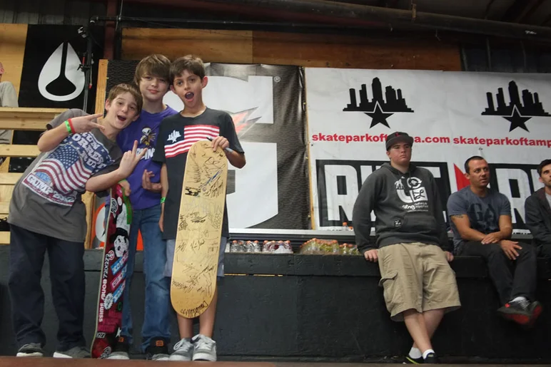 These kids are so hyped.<!-- Tampa Pro 2013 Thursday and Friday -->