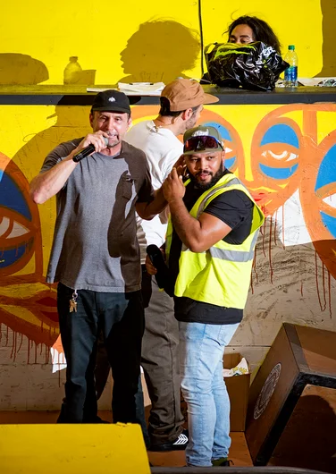 Security offered to take swimsuit guy down, but Brian said: Naww let em’ go.. that how we do in Tampa!
<!--TampaAm21Finals-->