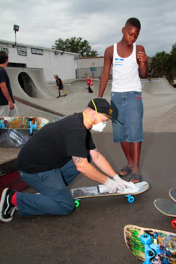 <!--b4bday15-->
Chris P. was out there spraying grip tags and your name if you asked him nicely.