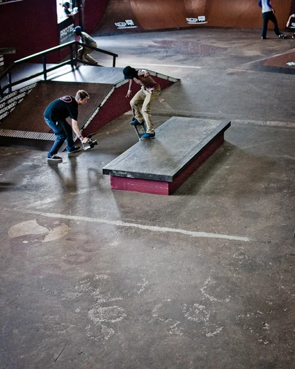 <!--ta14-t-->

You'll have to wait for the footy, but this was a kickflip crook to switch 5-0 by Chris Pierre Jaques.