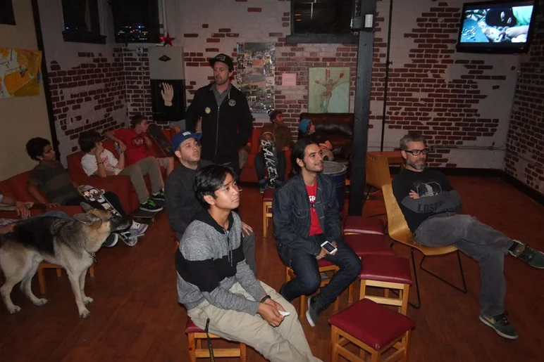 We're all posted up in Study Hall at The Bricks behind SPoT Ybor.<!-- DGK Premiere of Parental Advisory -->