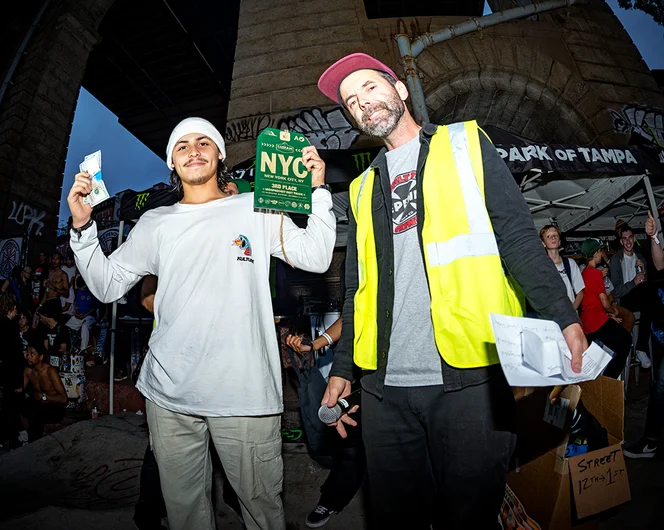 <!--danyc19finals-->

3rd in Best Trick, Bigspin Frontboard down the rail.