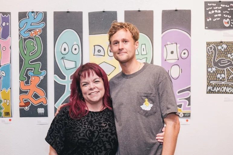 <!--pro19thursnight-->

Sebo Walker has some great griptape art and is also a great human. Michelle is one of his biggest fans.