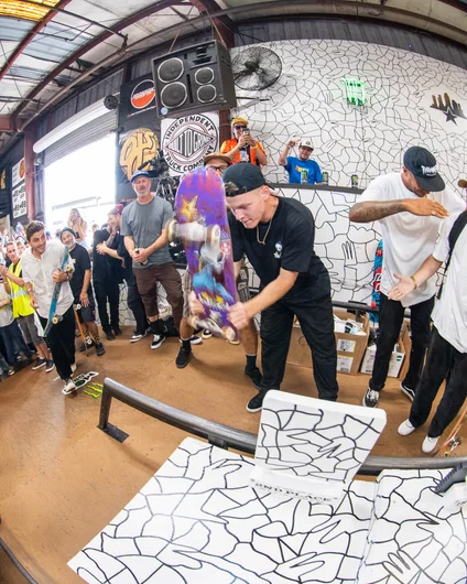 Time to name out top 3. Jake Ilardi was hyped being part of the 2 Florida skaters to hop on the podium.

<!--tampapro22finals-->