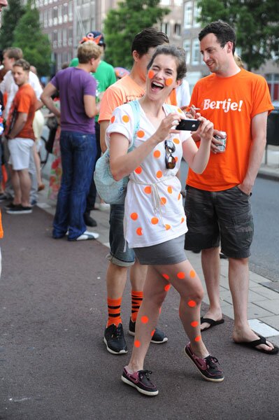 Amsterdam During World Cup: paintball