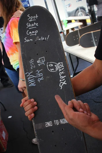 <!--mattwoodsday18-->
Wonder what lucky kid is going to get this souvenir...