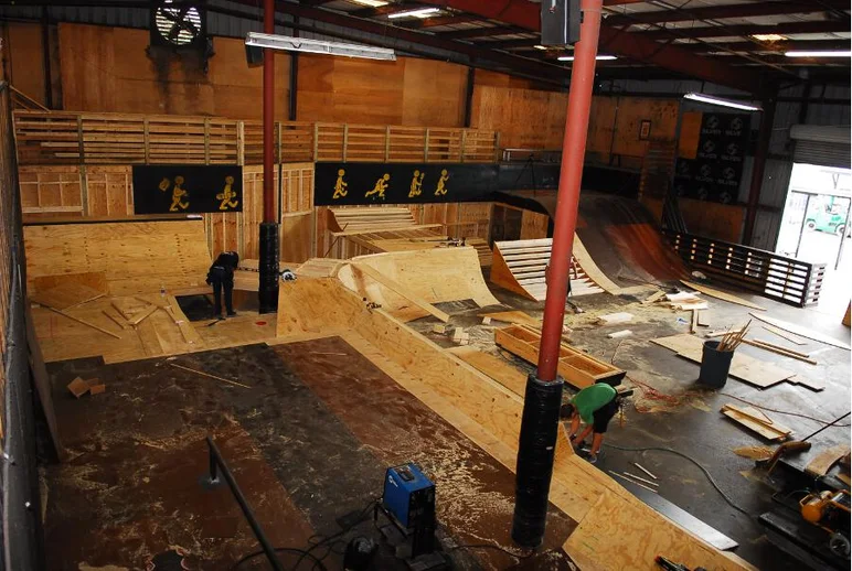 <!-- 2013coursedemoPART2 -->

This corner and the judges' stand still have a long way to go, but the course is scheduled to reopen this Thursday, October 24. See you then!