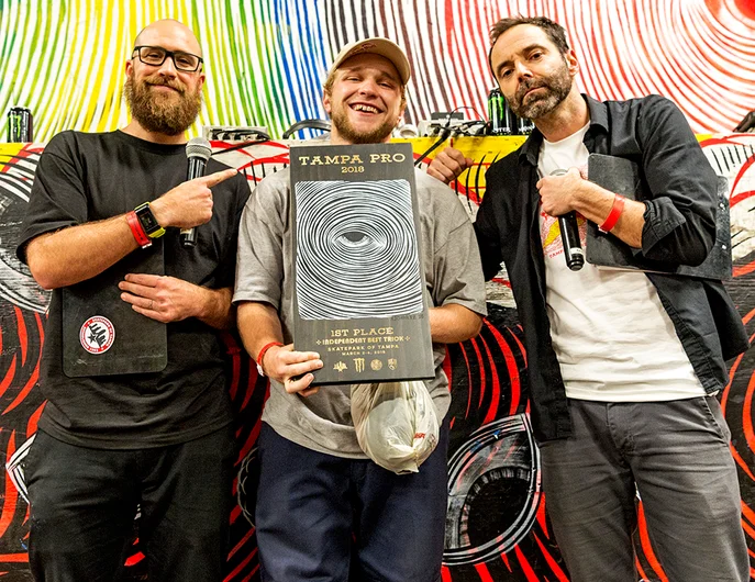<!--pro18-sat-->

Oh boy is Jamie Foy a powerful unstoppable force giving hope for big boys all across the world. Taking 1st in Indy Best Trick, well done Jamie!!!
