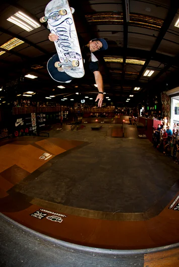 <!--PRO15SATDAY-->

Braulio Sagas can blast! Melon to fakie.