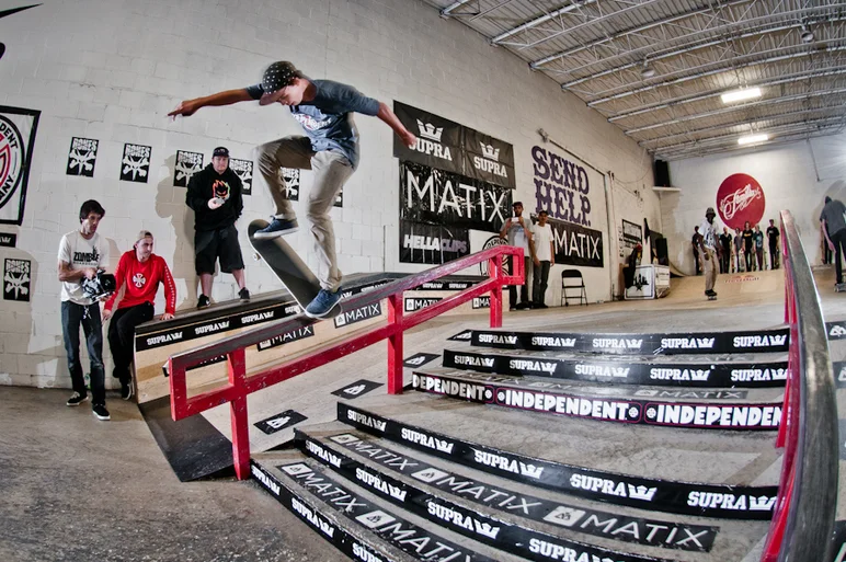 <!--damnammn14finals-->

Tanner VanVark had some wild tricks down the rail in the best trick contest, not sure if i've ever seen a fakie noseblunt down a rail before. 