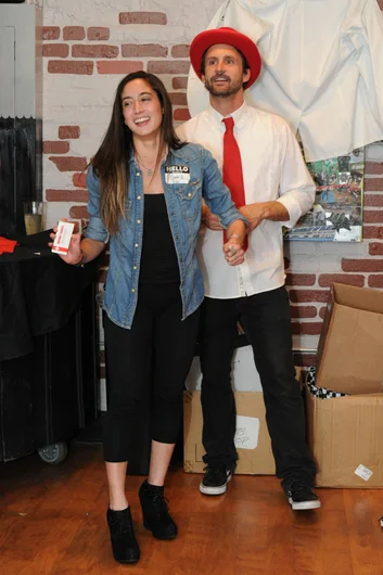 Alex walked away with some Bones Swiss.<!-- SPoT Employee Christmas Party at The Bricks 2012 -->