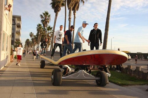 Rob Dyrdek on World's Largest Skateboard