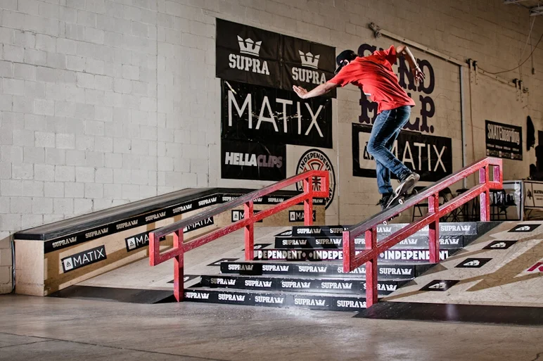<!-- damnamfamilia14saturday -->

If this looks like some really crazy lipslide that's because it is.  Cole Wayka with a back 270 lip.