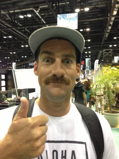 <!-- surfexpo2013 -->

Matt from Transworld giving the Surf Expo a thumbs up