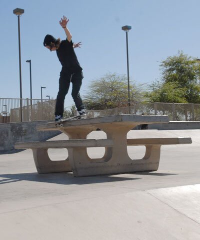 Kyle Walker is at the Tempe park