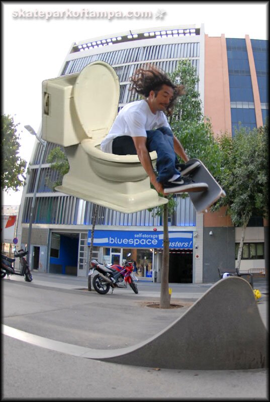 Barcelona shark fin spot