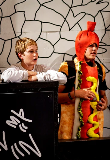 You show up in a Hotdog costume, you’re basically signing up to be a guaranteed hit! 
<!—tampam2022qualifiers—>