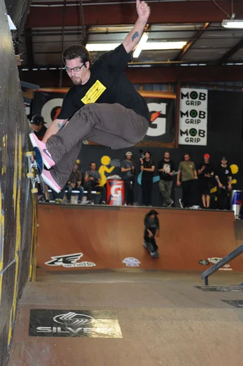 Another deep crew was from Atlanta and Justin here was at the helm.<!-- Tampa Pro 2013 Skateboarding and the After-Party -->