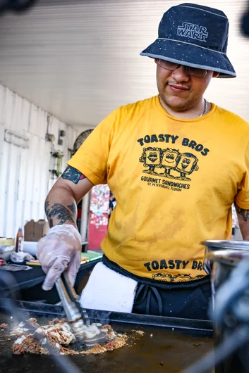 Time to grub with the Toasty Bros. The food was sooo good fellas!

<!--curaleaf420-2024-->