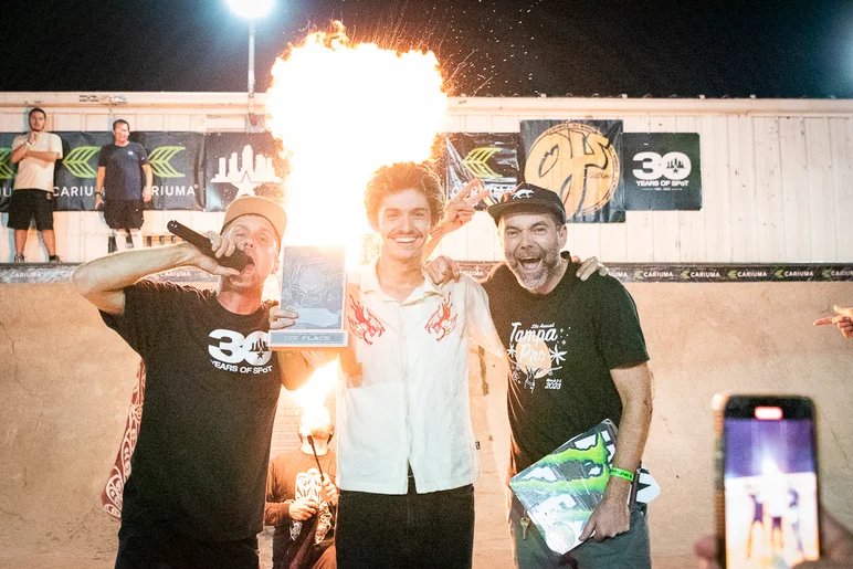 Congratulations to Jake Yanko for taking 1st overall at the Cariuma Concrete Jam. Be on the lookout for the full edit!

<!--tampapro23concretejam-->