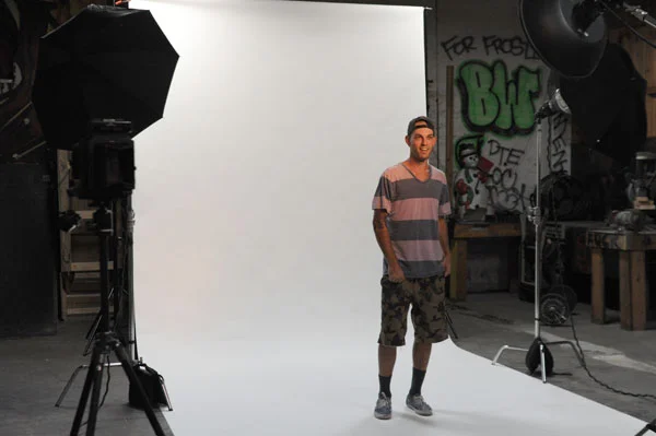 Meanwhile, back in the Dungeon, Bob Croslin has a full studio set up for a photo series with all the locals at SPoT over the years.  Tommy Presley is on blast right now.<!-- Game of SKATE 2012 at SPoT -->