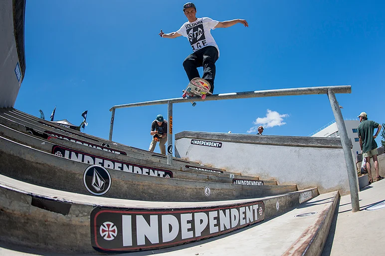 <!--daport14sun-->

Hermann's buddy, Gard Hvaraa came in third during Finals with this feeble down the 10-stair.  