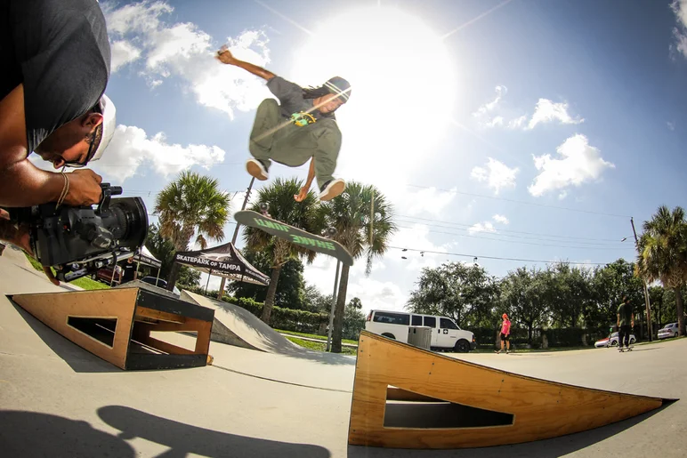 <!--gsd19photos-->

Westside’s Jordi Zapata - Nollie Heel while Justin Santiago gets the clip