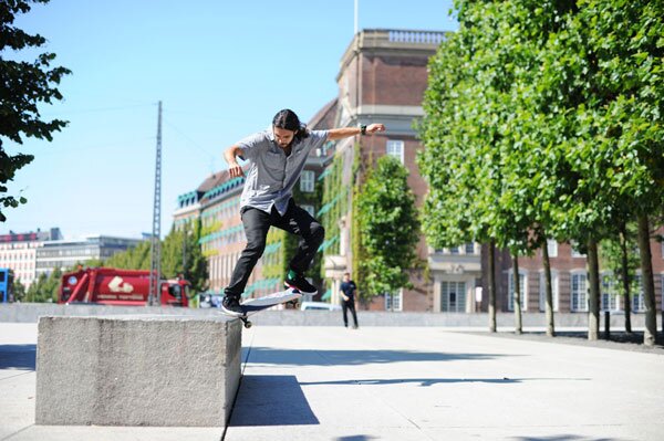 Jorge has a crooks to fakie: Copenhagen