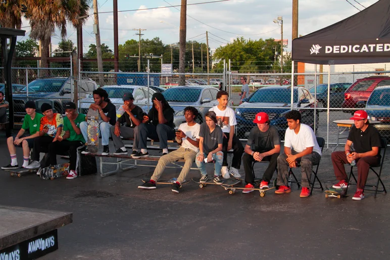 <!--awaydaysphotos-->
Look at that crowd! You better dress to impress or have the tricks that score.