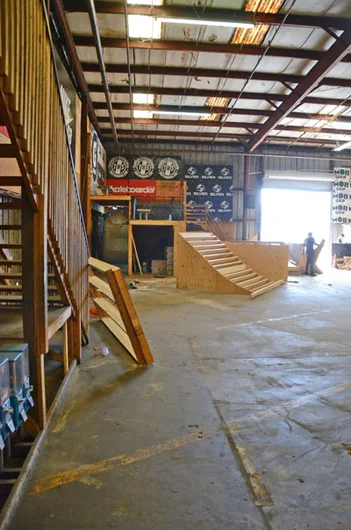 I can't remember the last time I walked into the course from the shop and there wasn't ramp decks above me.<!-- Course Demo 2012 -->